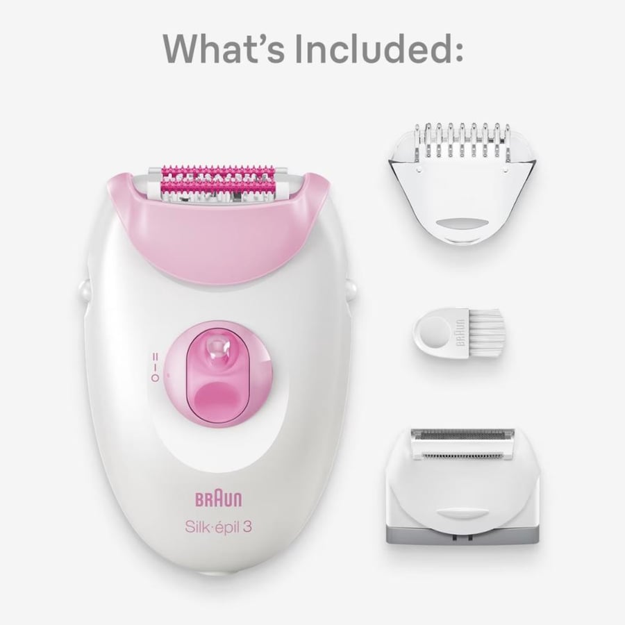 Braun Silk-épil 3: جهاز إزالة الشعر السلكي برأس حلاقة ومساج
