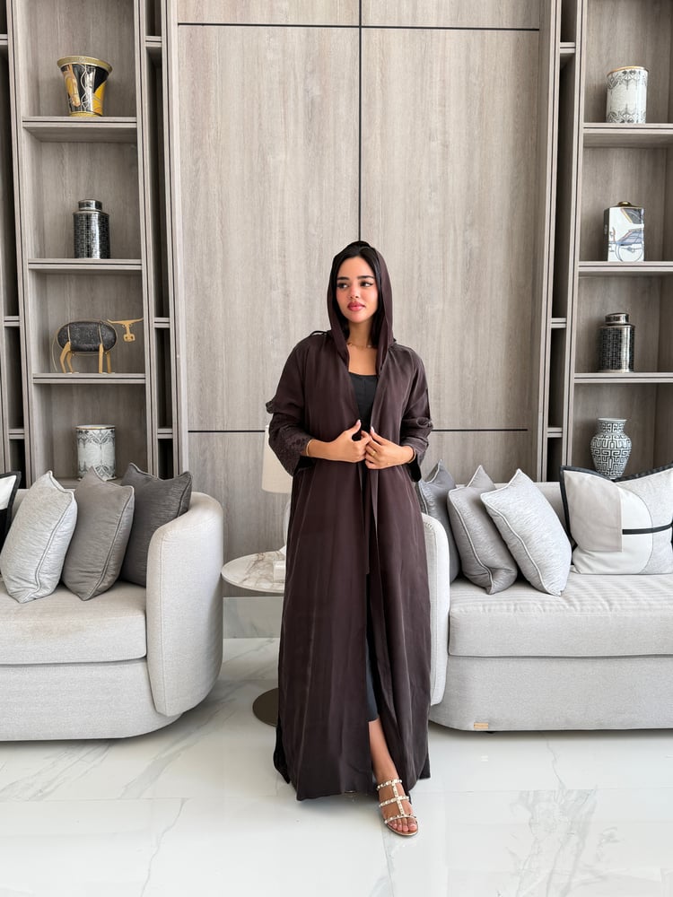 Brown Abaya LA31