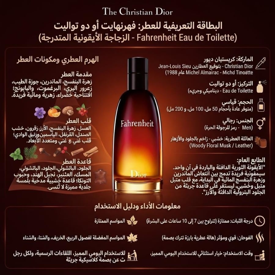 عطر ديور فهر نهايت او دي توليت 100 مل