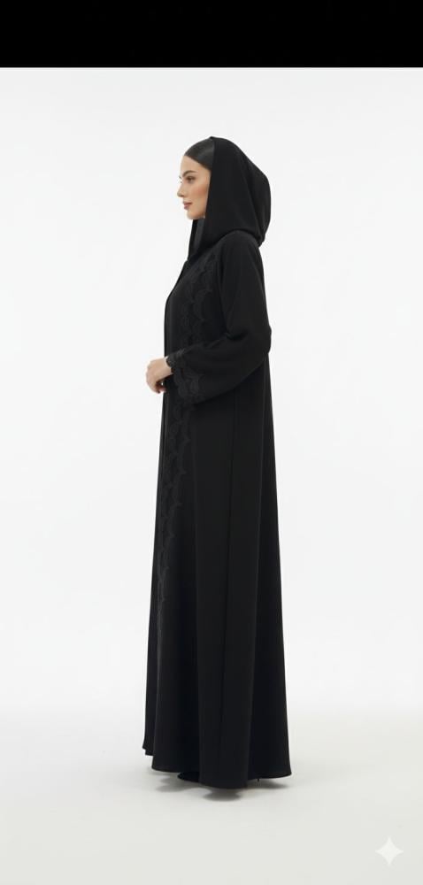 عباية كريب سرميك
