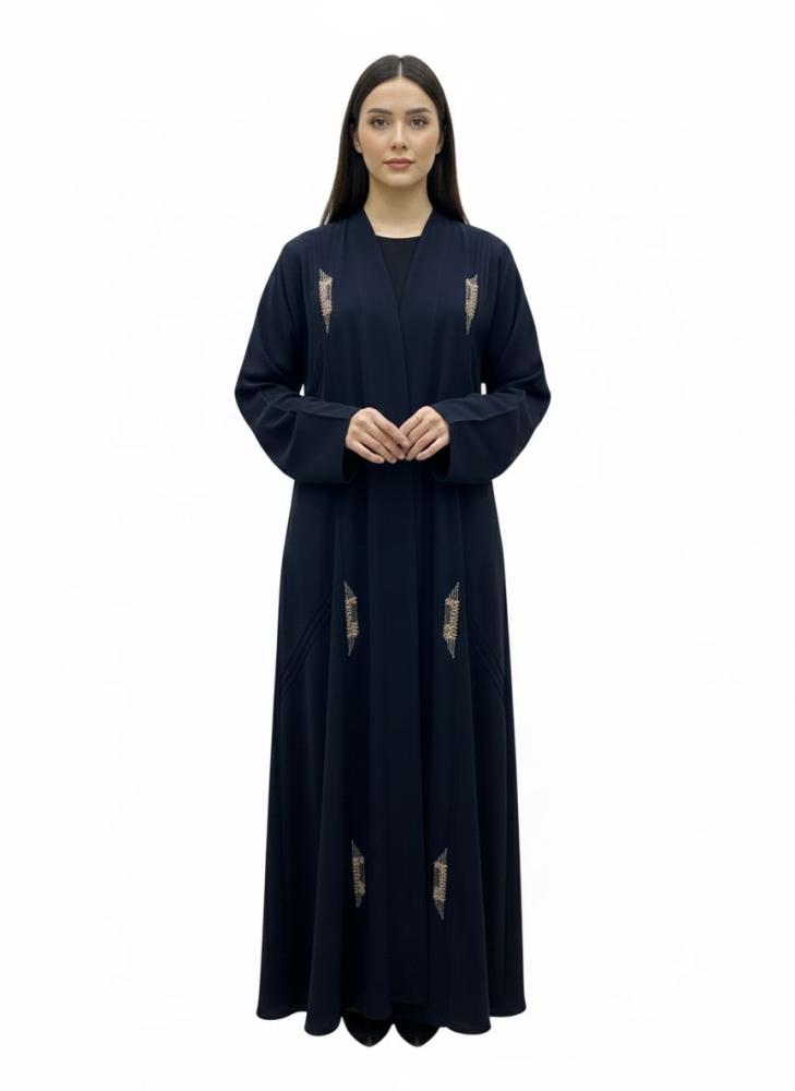 Washed crepe abaya شك