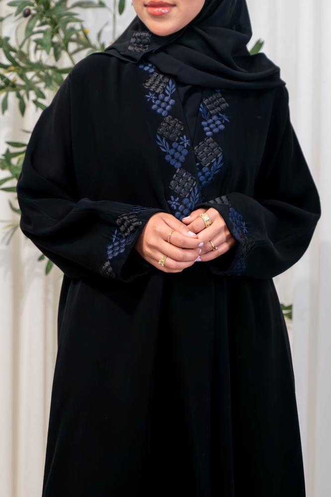 عباية كريب سرميك