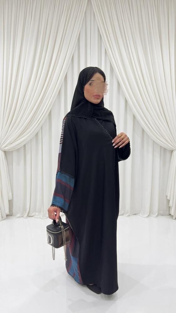 عباية سراميك خفيف الخلف شيفون