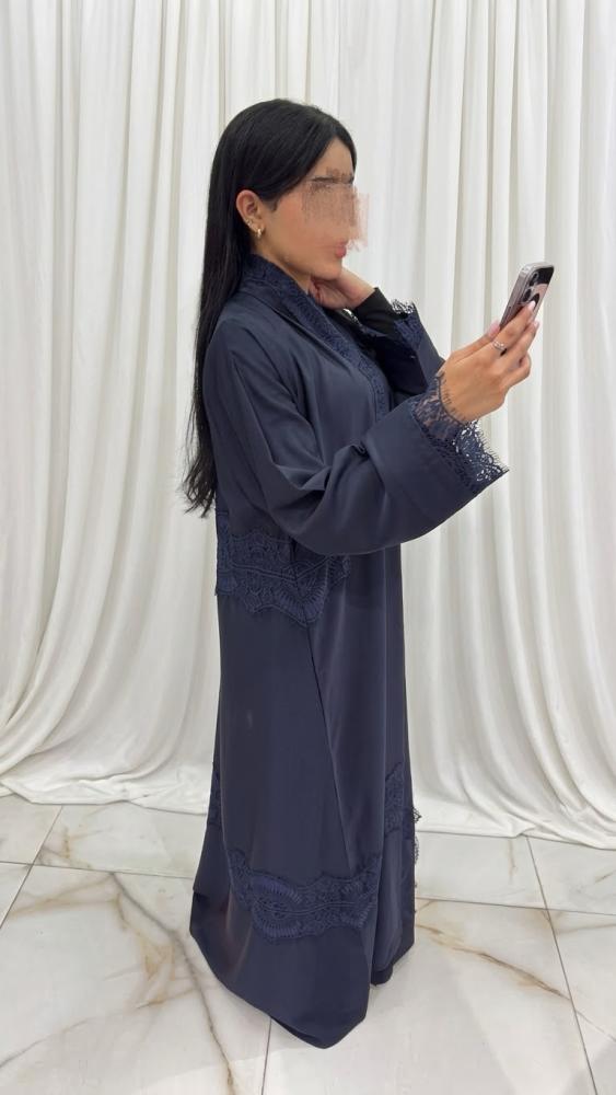 عباية سراميك خفيف ودانتيل