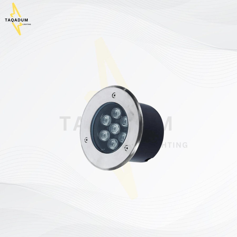 إنارة دفن عدسات , سبوت دفن دائري ,إنارة حدائق دفن ,انارة دفن ,دفن IP65