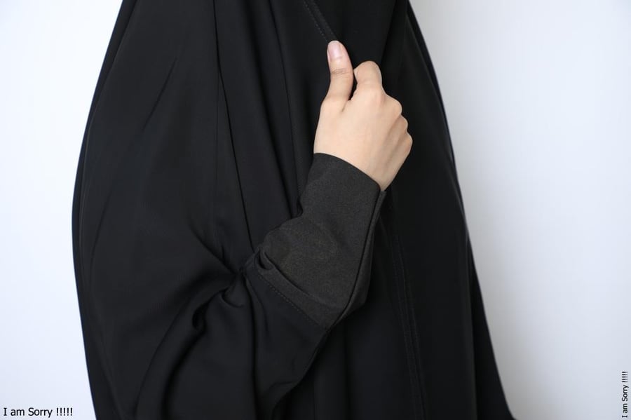 عباية راس اسلامي كم كلوش كبك فرسان
