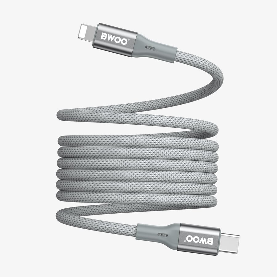 سلك مغناطيسي USB-C إلى Lightning للشحن السريع 27 واط
