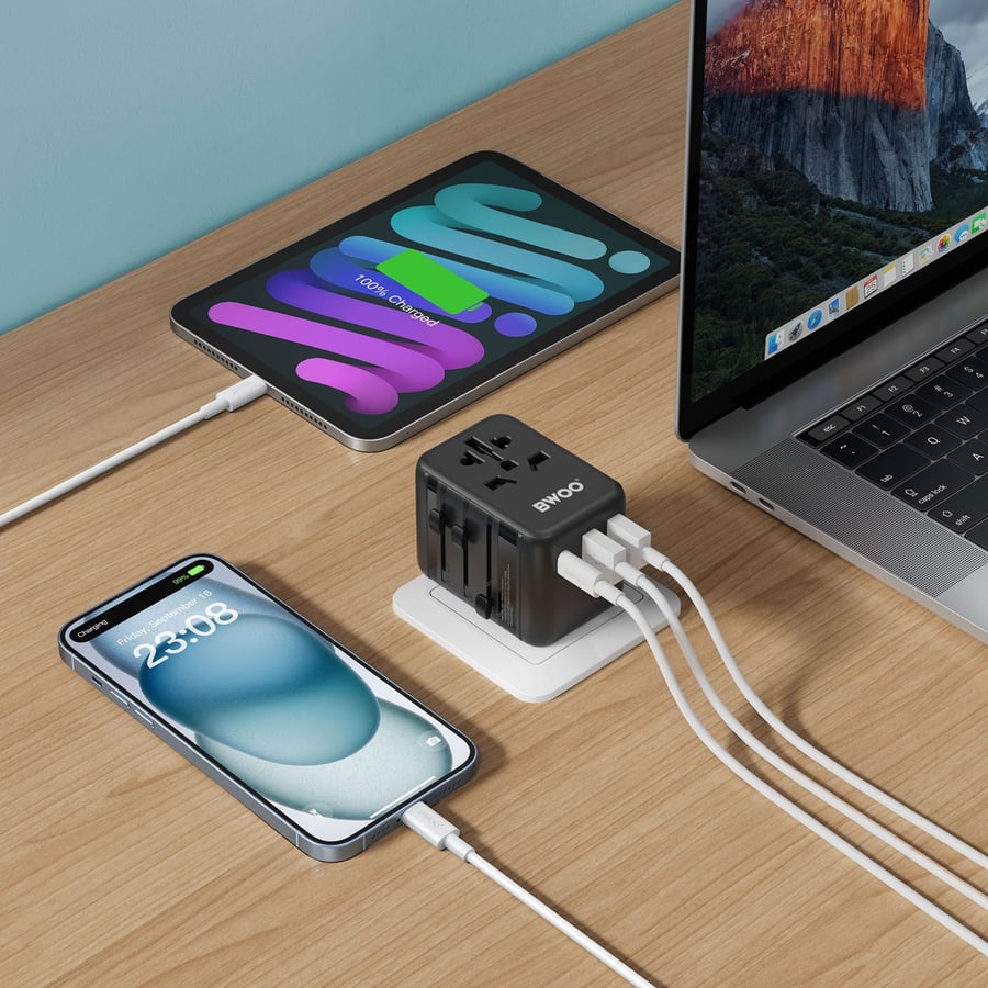 فيش السفر العالمي 20W (3 في 1)