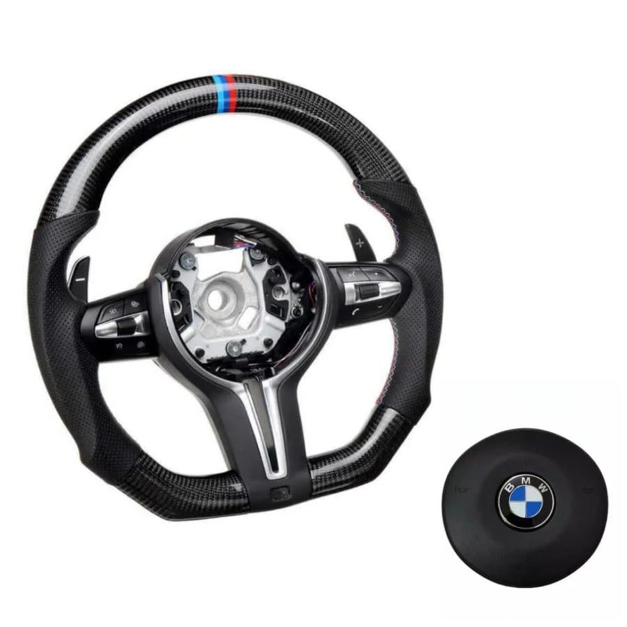 طارة BMW كاربون بشعار M للفئة 5 – 6 – 7