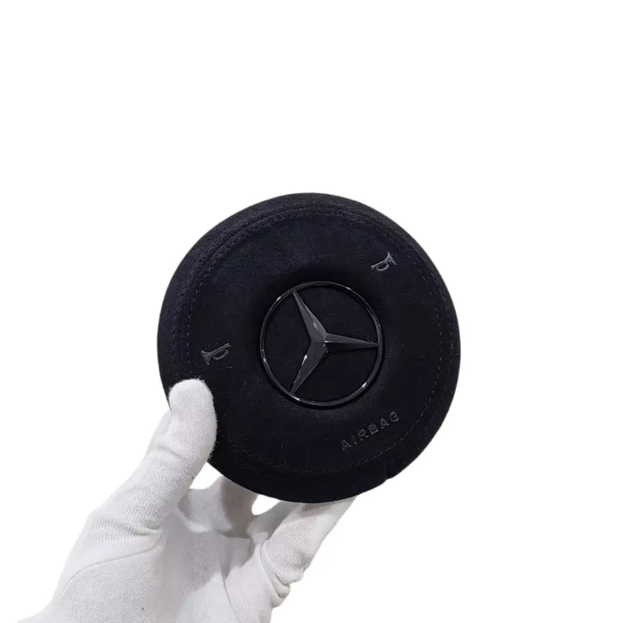غطاء ايرباق طارة مرسيدس كنتارا ( Full black )