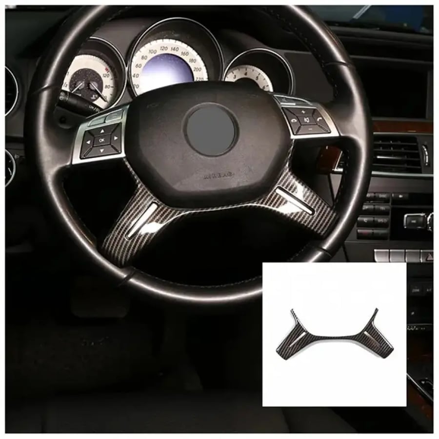 كاربون طارة مرسيدس للفئات C – C COUPE – E – E COUPE – G – GLK – ML – GL (لهذا الشكل)