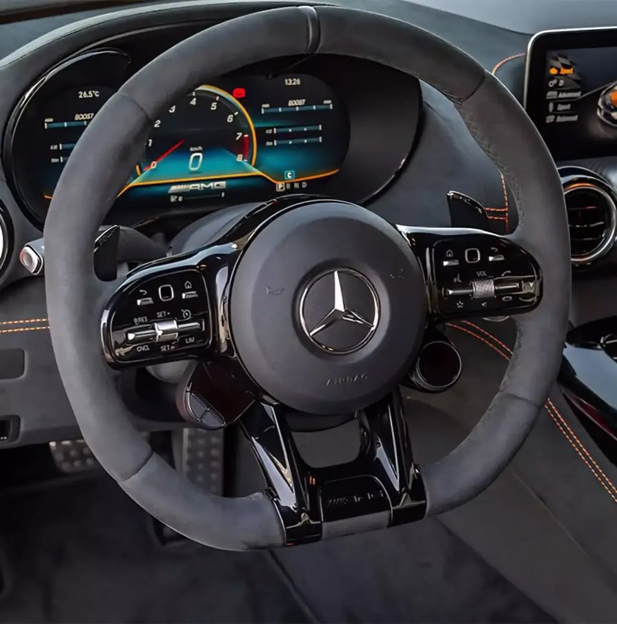 تحويل ديكور طارة مرسيدس AMG