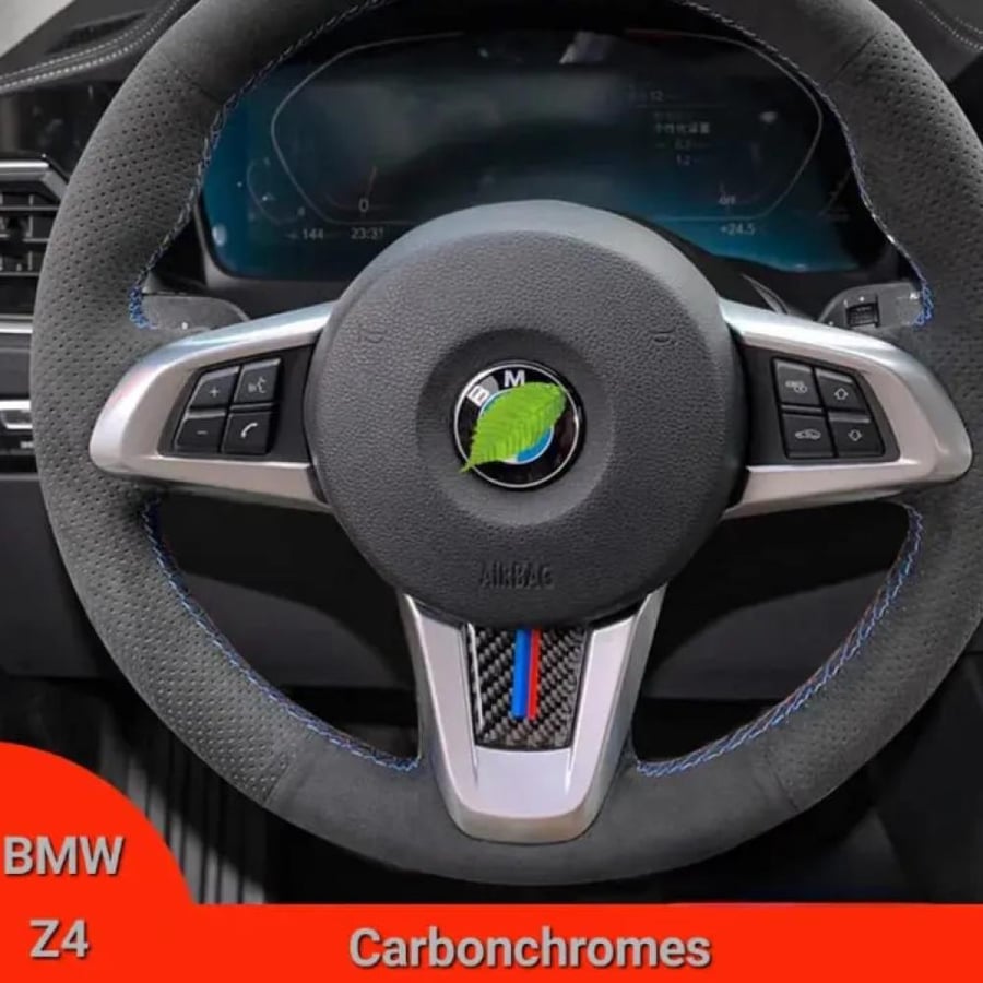 تلبيسة طارة BMW Z4 موديل 2009 – 2016 شامواه بخيوط بشعار M