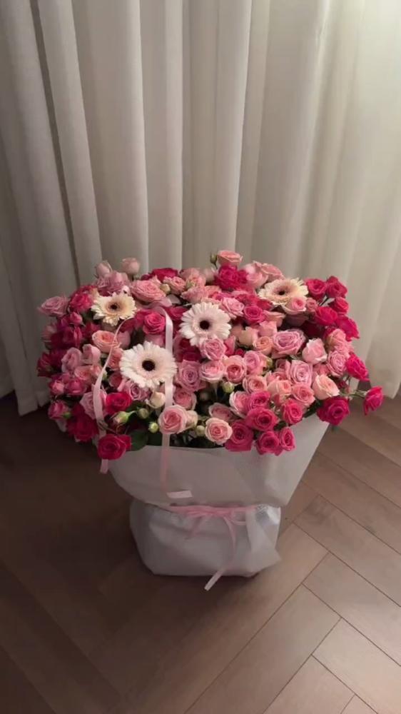 باقة ورد طبيعي