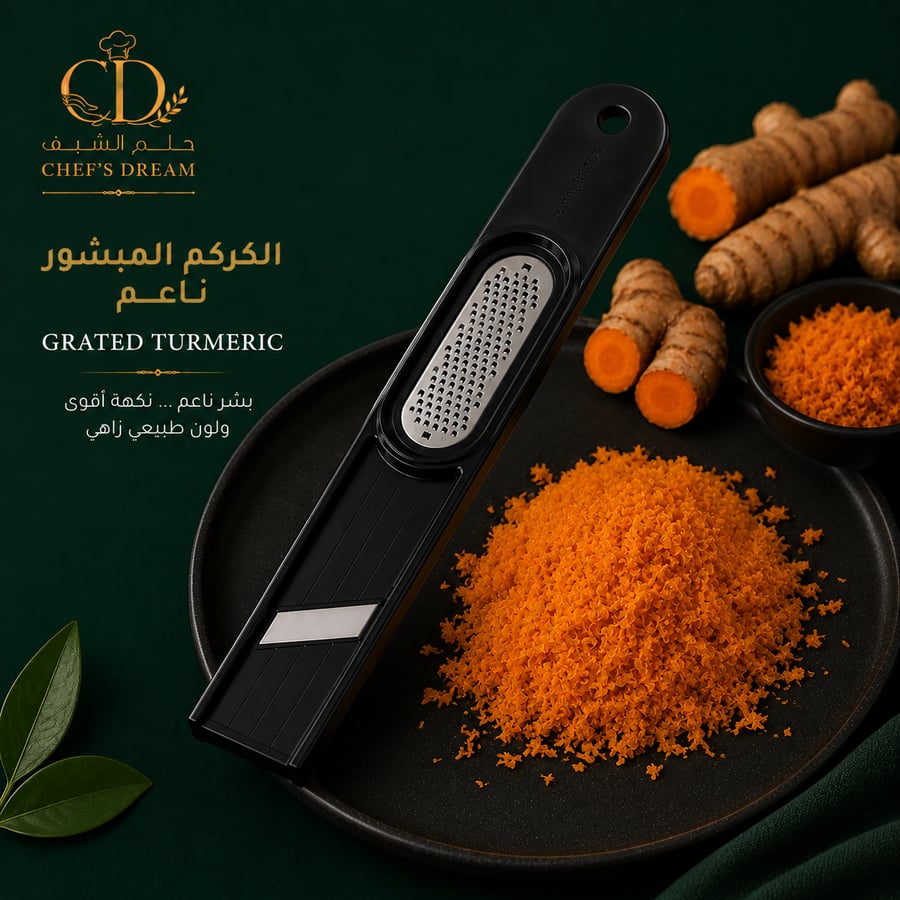 Microplane 3-in-1 مبشرة الزنجبيل الاحترافية (تقشير * بشر * تقطيع) في أداة واحدة