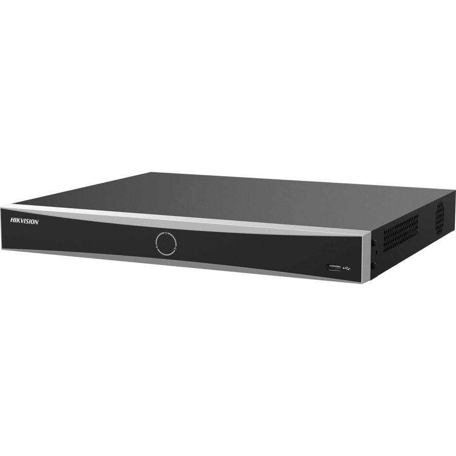 جهاز تسجيل شبكي ذكي هيكفيجن NVR بـ16 قناة وقرصين وتقنية AcuSense ودعم حتى 12MP - DS-7616NXI-K2(E)(STD)