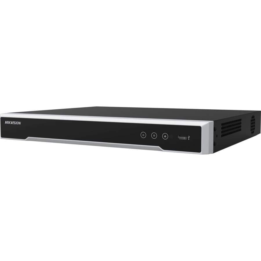 جهاز تسجيل شبكي هيكفيجن NVR بـ16 قناة وقرصين صلبين ودعم 4K DS 7616NI M2 Hikvision متجر مدن بلس شركة مدن الاتصالات