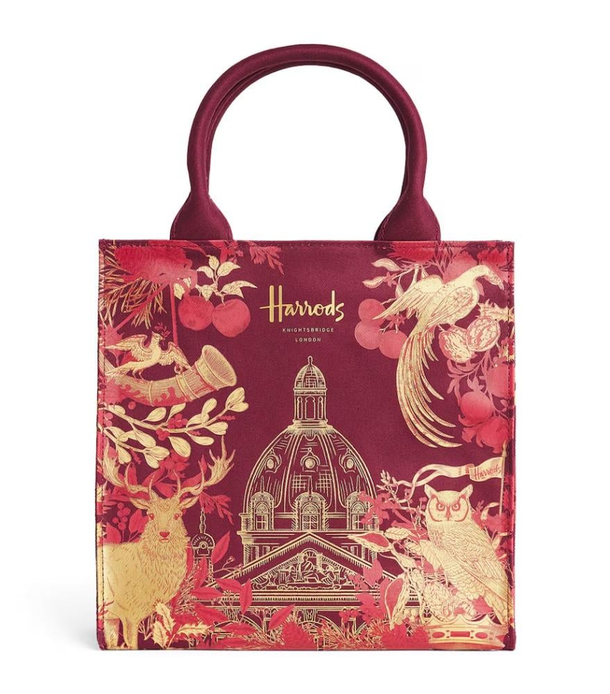 Harrods Red Garden bags