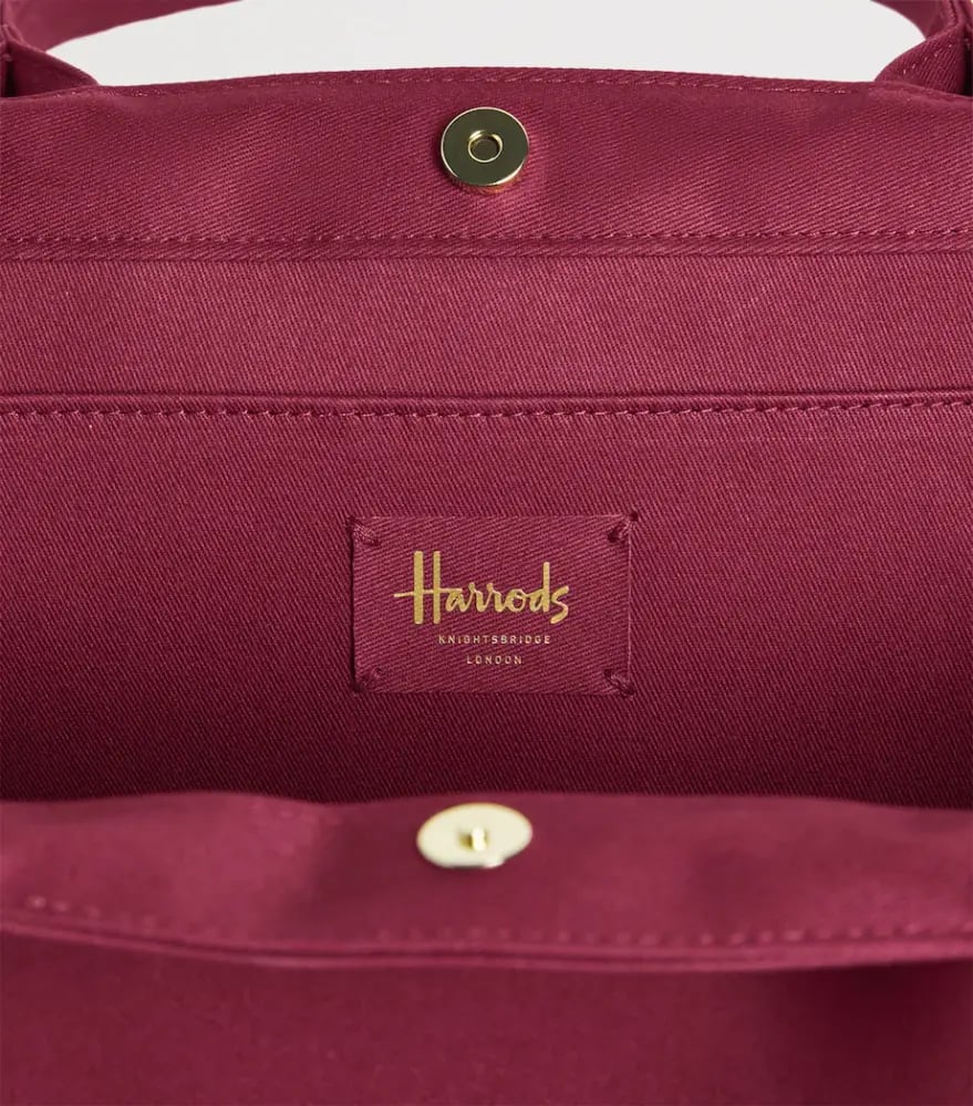 Harrods Classic Burgundy bags