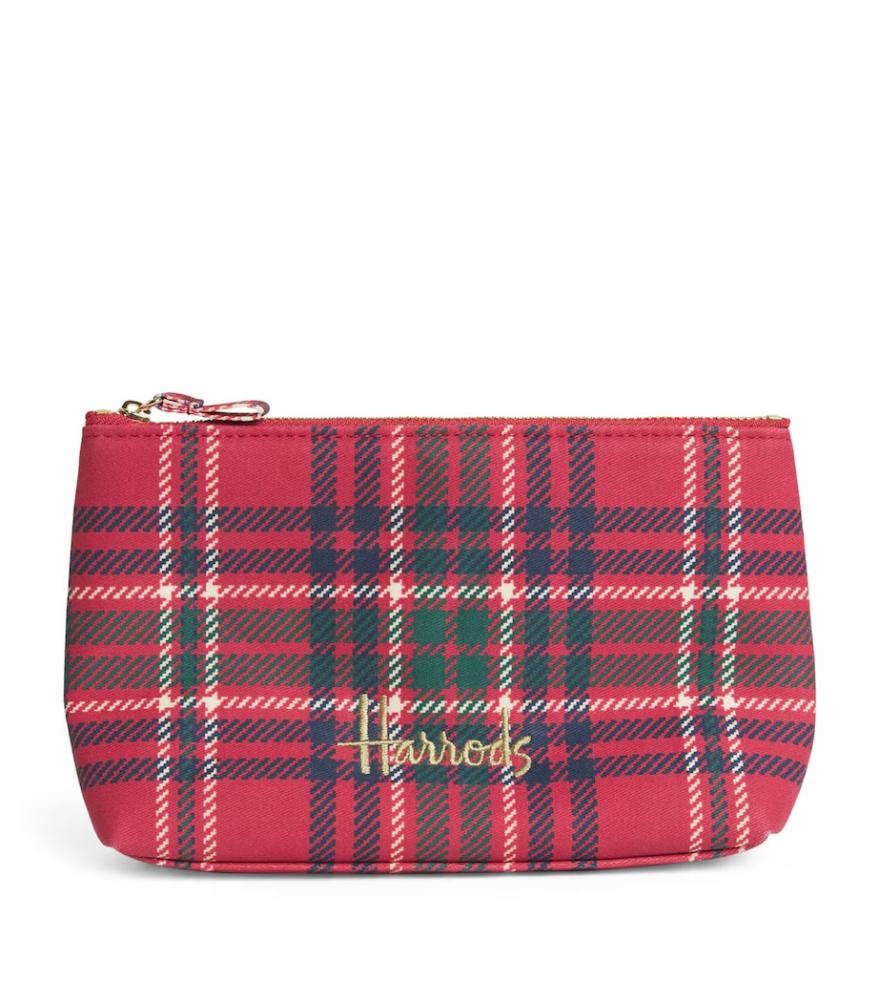 Harrods Red Tartan Bags