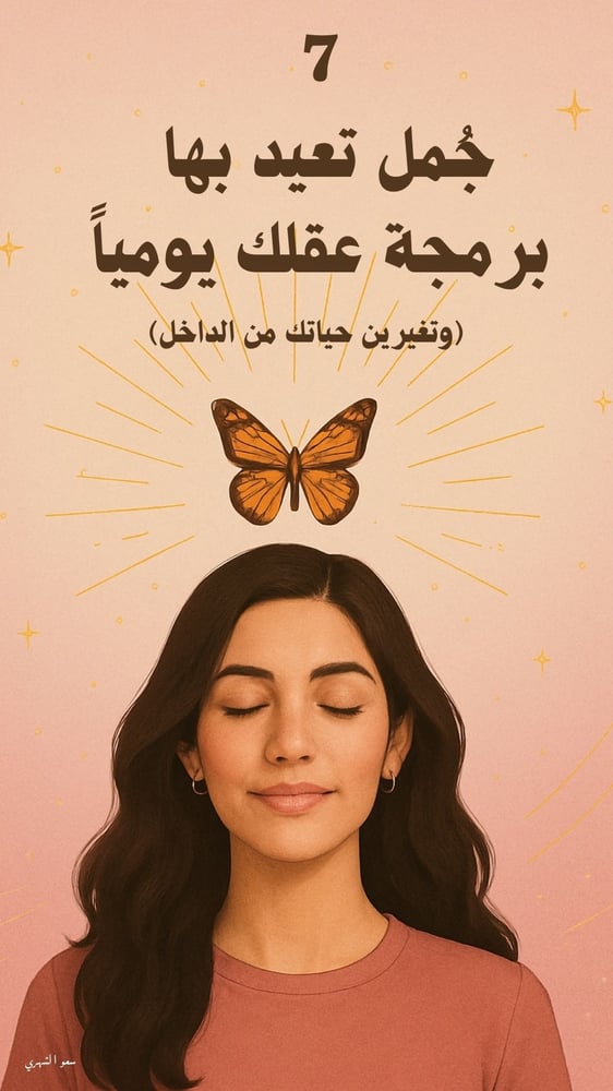 7 جمل تعيد بها برمجة عقلك يومياً