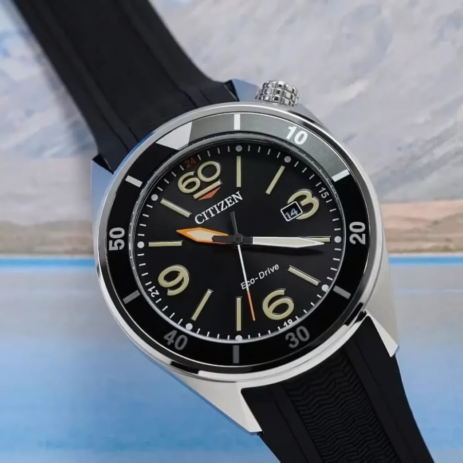 ساعة سيتيزن ويك إندر ايكو درايف رجالية - AW1710-04E.A