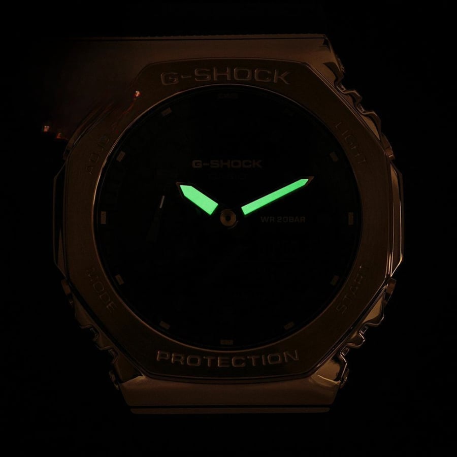 ساعة كاسيو جي شوك رقمية رجالية - GM-2100G-1A9DR.B