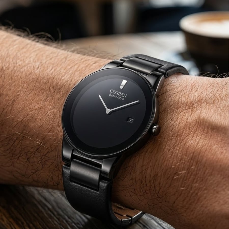 ساعة سيتيزن أكسيوم إيكو درايف رجالية - AU2006-01E.B