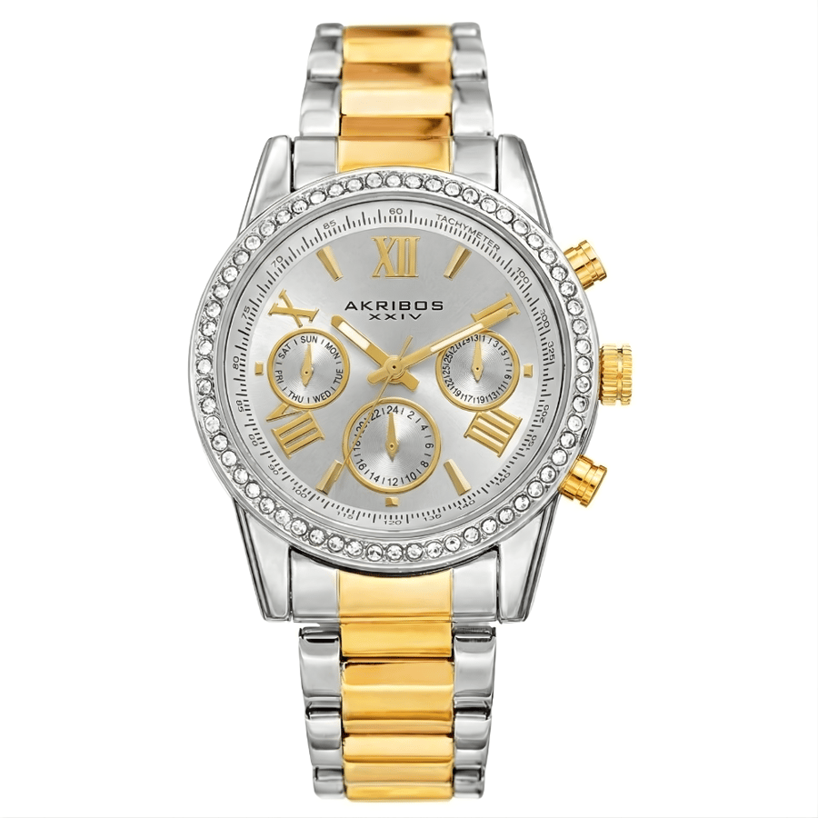 Ekripos women's chronograph quartz watch with Swarovski stones - AK872TTG