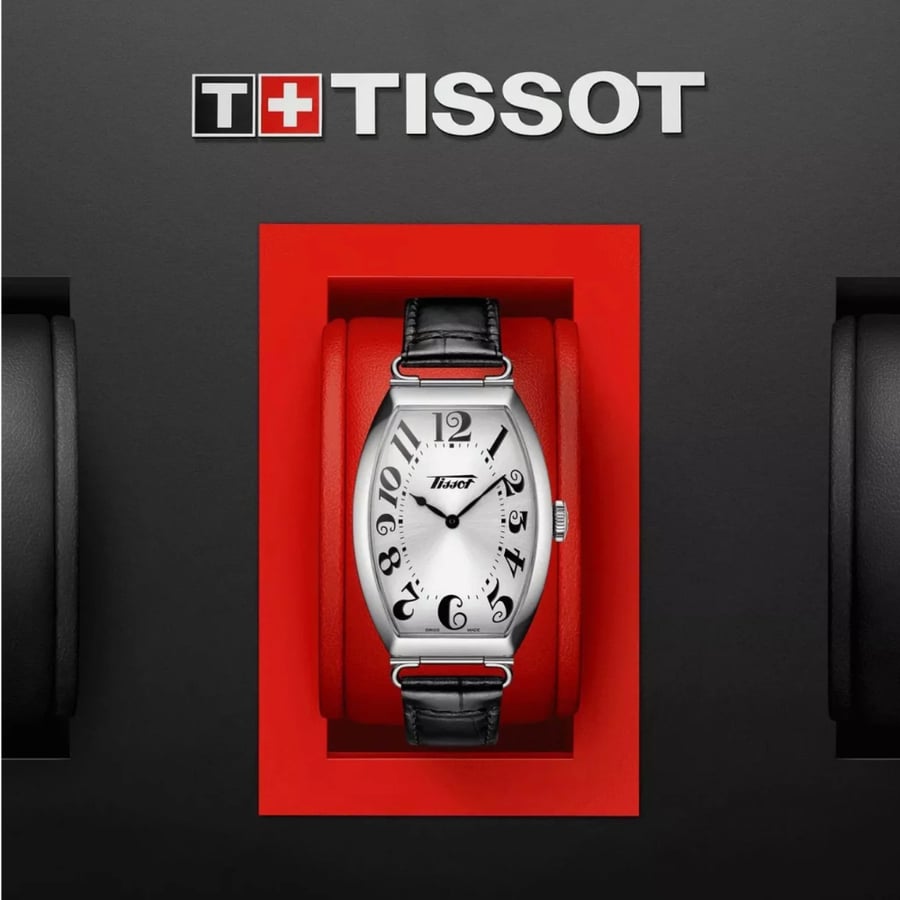ساعة تيسو هيريتج بورتو كوارتز رجالية  - T128.509.16.032.00.B
