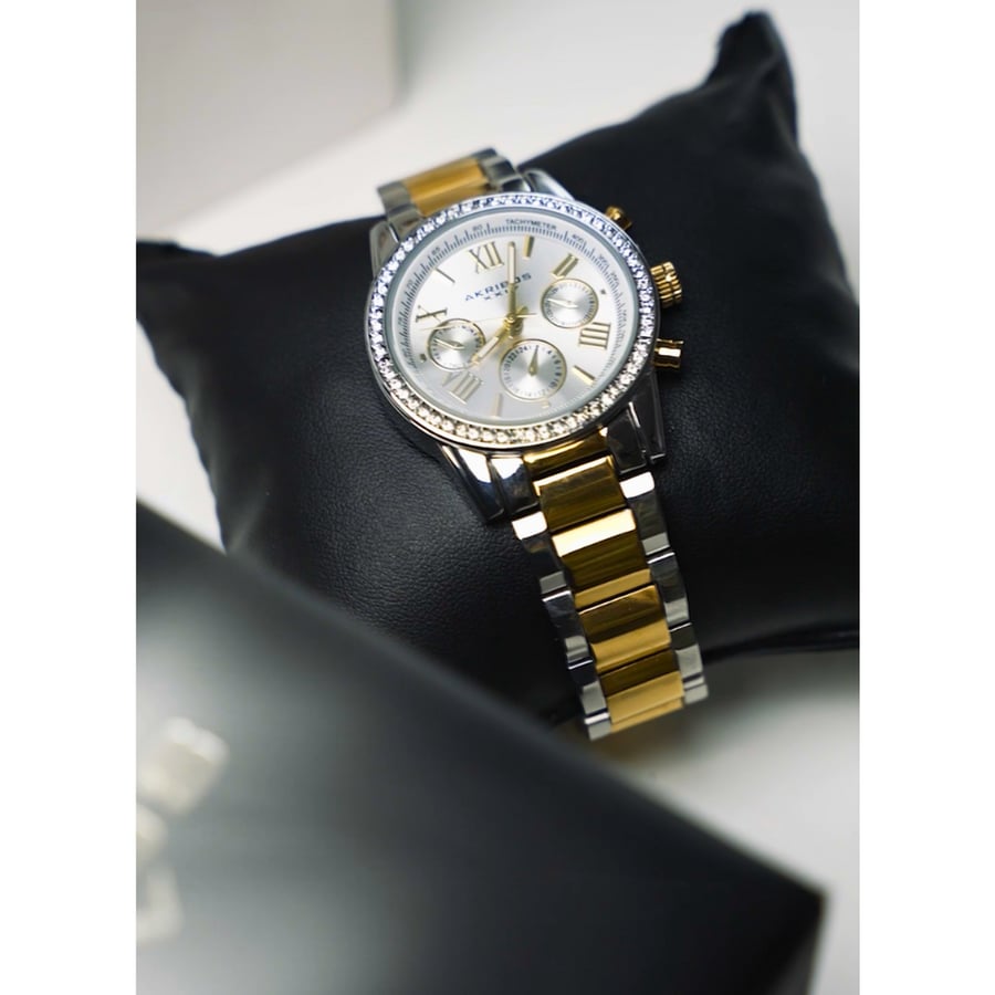 Ekripos women's chronograph quartz watch with Swarovski stones - AK872TTG
