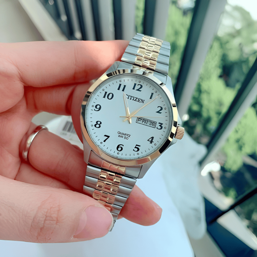 ساعة سيتيزن كلاسيك كوارتز رجالية - BF5004-93A.A
