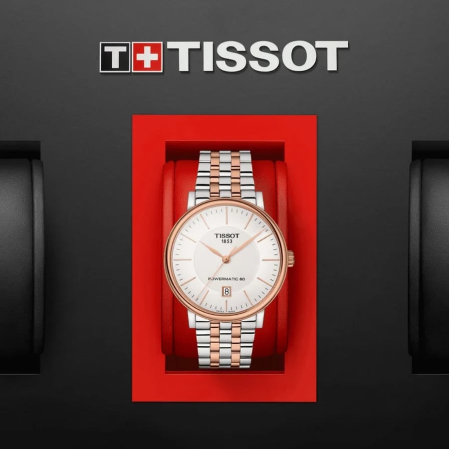 ساعة تيسو كارسون بريميوم أوتوماتيكية رجالية - T1224072203101.B
