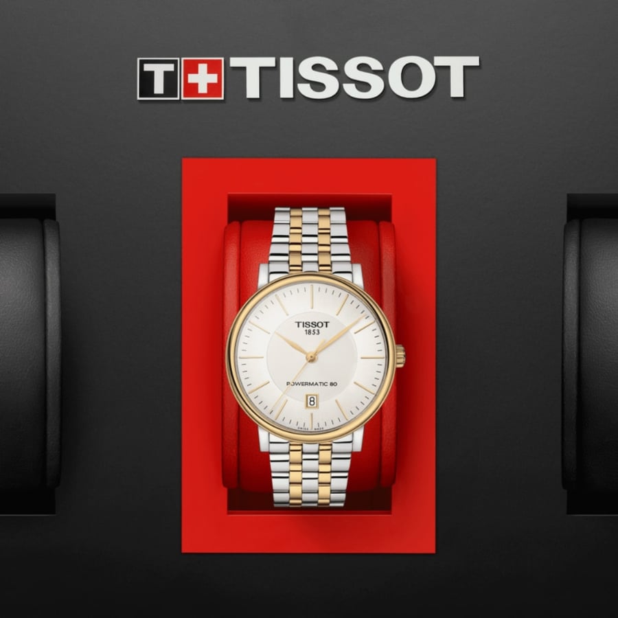 ساعة تيسو كارسون بريميوم أوتوماتيكية رجالية - T1224072203100.B