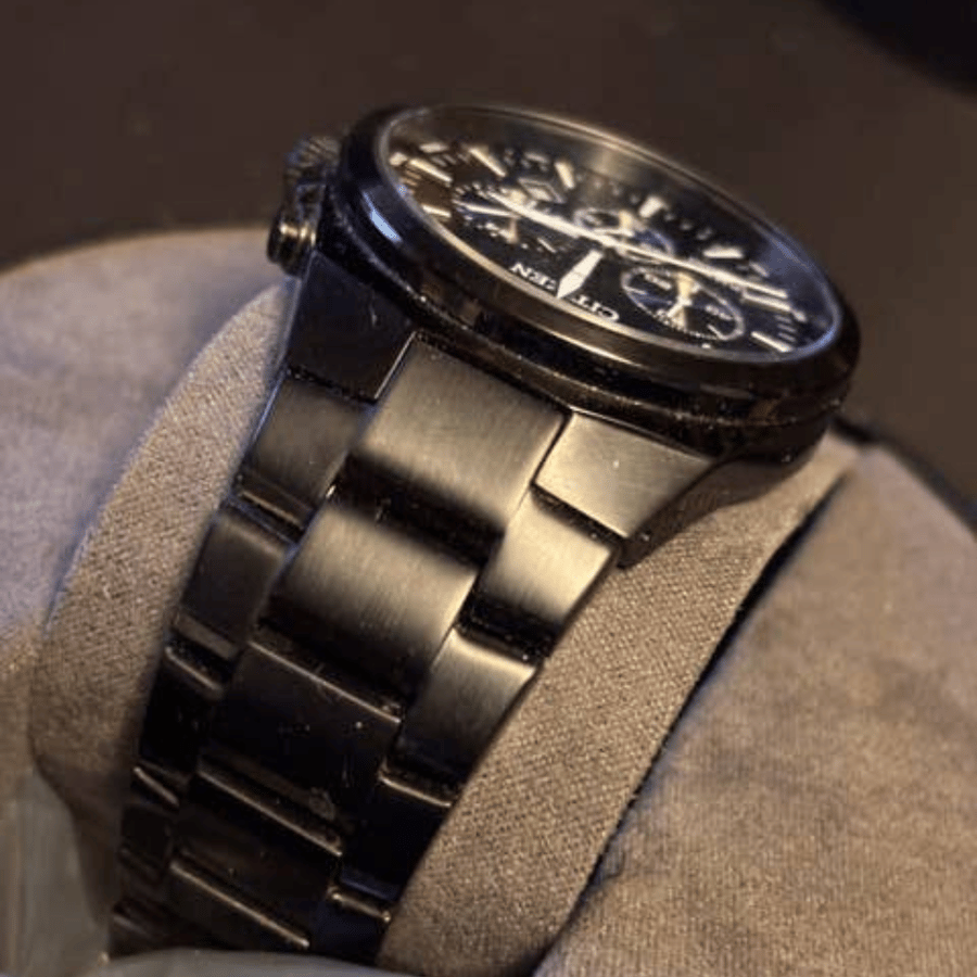ساعة سيتيزن كرونوغراف كوارتز رجالية - AN8175-55E.B