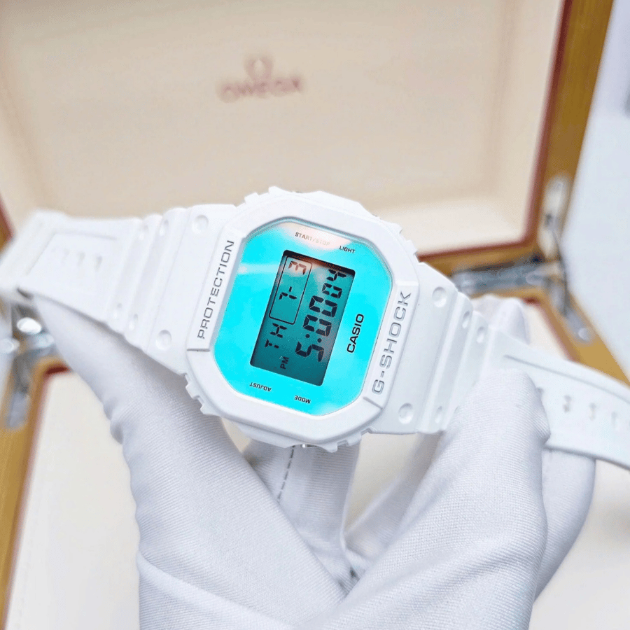 ساعة كاسيو جي-شوك كوارتز رجالية - DW-5600TL-7Dr.A