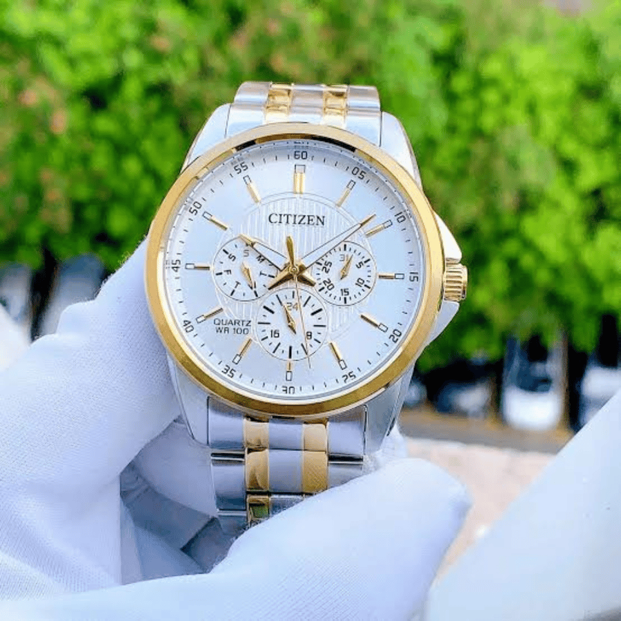 ساعة سيتيزن كرونوغراف كوارتز رجالية - AG8346-51A