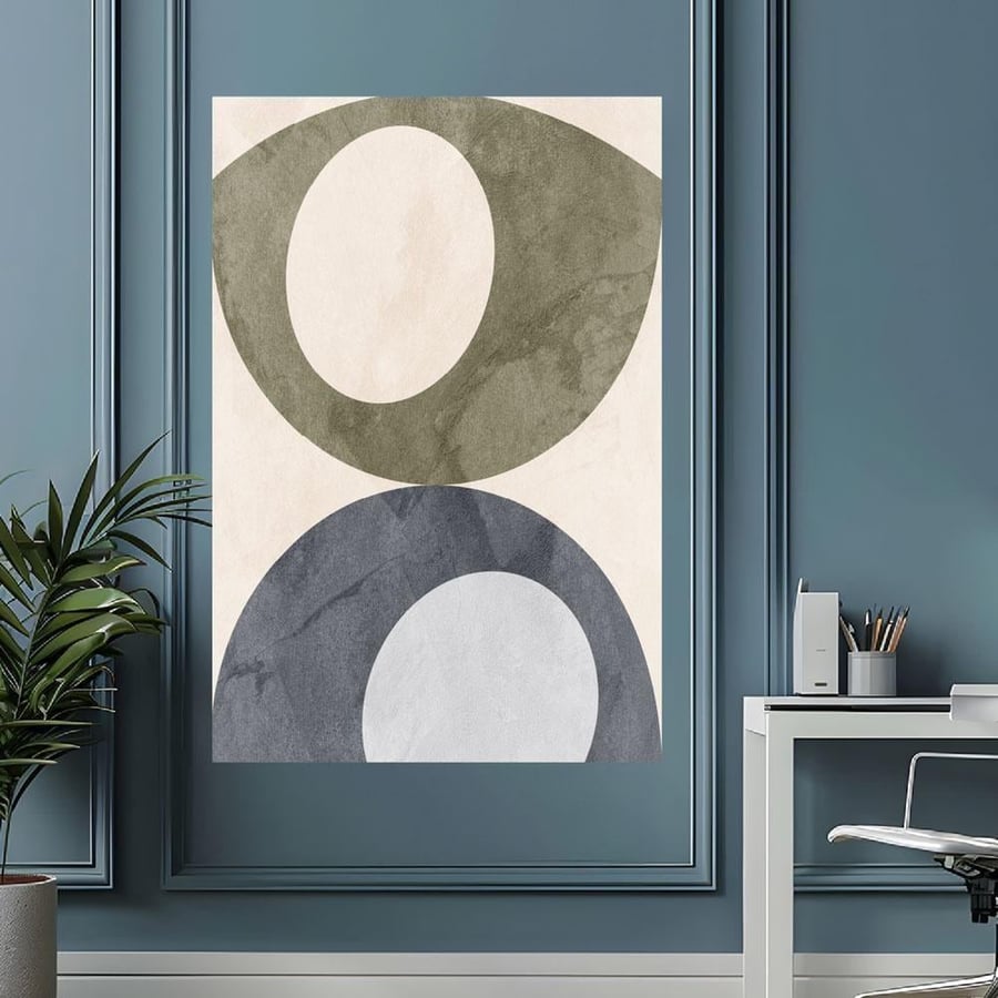 Modern abstract art wall panel