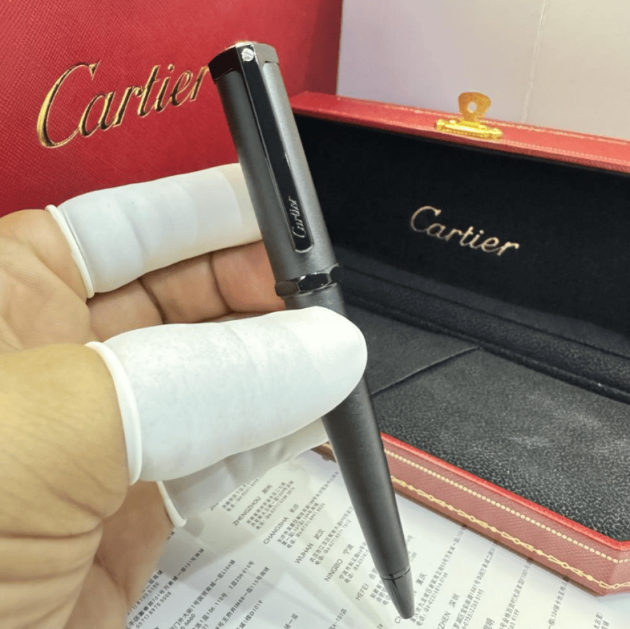 Cartier Santos Dome Black pen