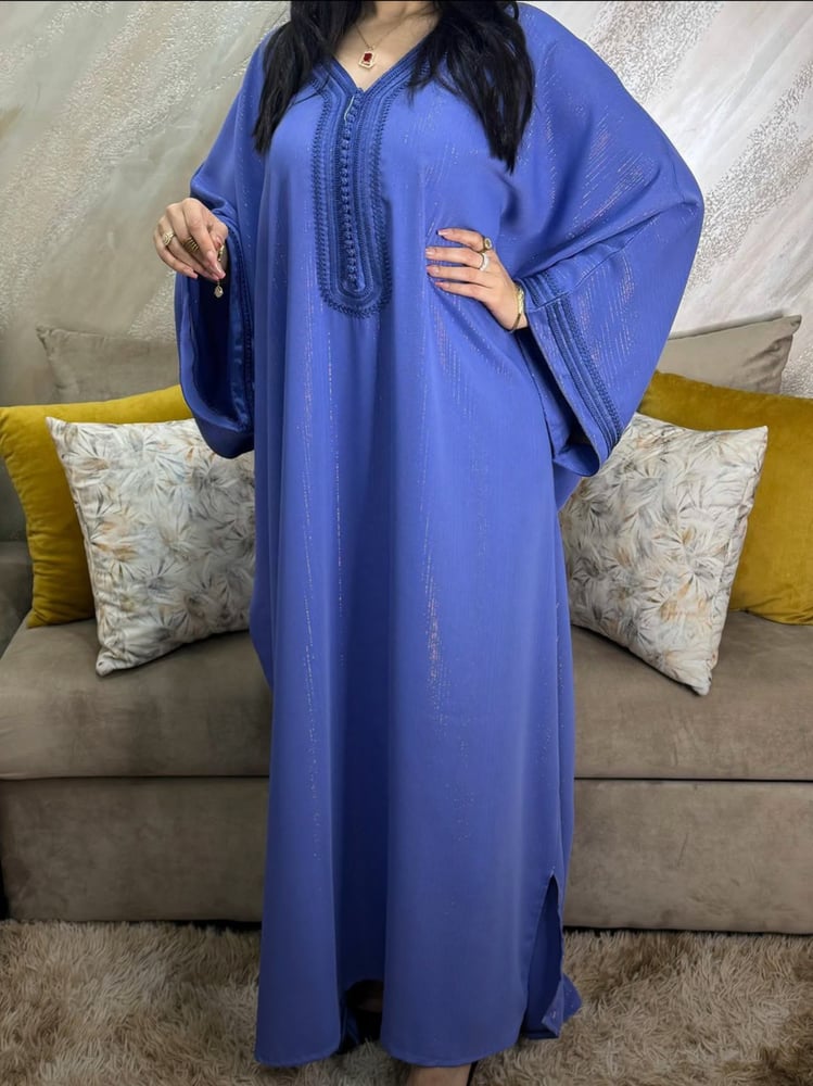 جلابية سناء بدون قبعة عدة ألوان free size