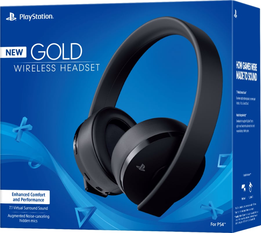 سماعة SONY PS4 GOLD اللاسلكية