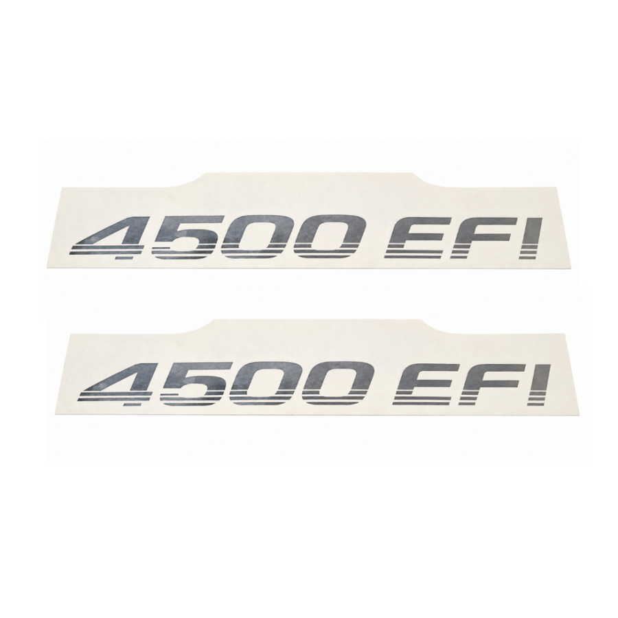 طقم كتبة 4500EFI رصاصي لاندكروزر جيب صالون 1998/2007 اصلي وكالة