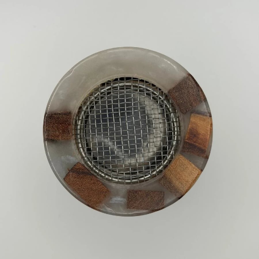 Marble incense holder in white color