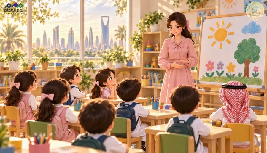 فيديو غنائي يوم المعلم