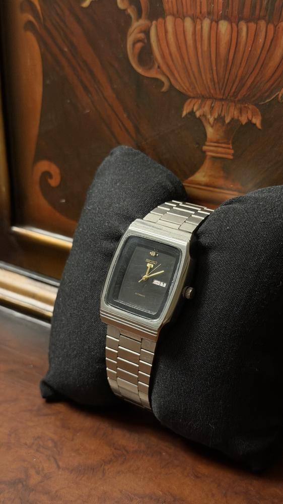 سيكو ٥  تانك اسود مطفي | Seiko 5