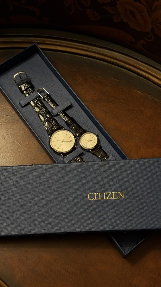 ⭐ Citizen Classic Couple Set – Vintage