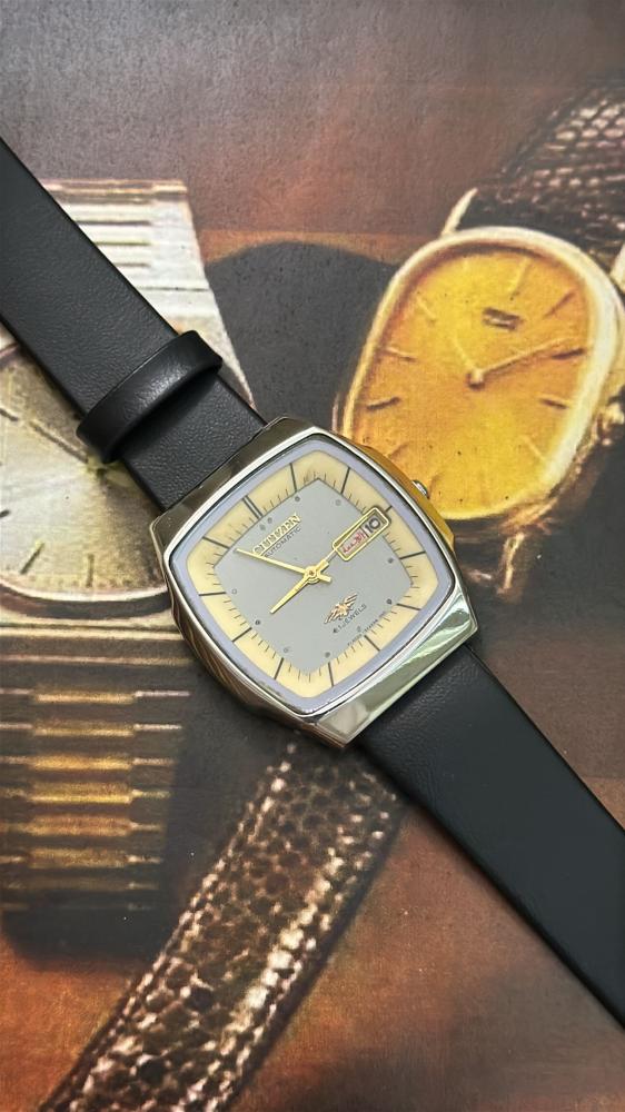 سيتيزن مربع جلد | CITIZEN Leather