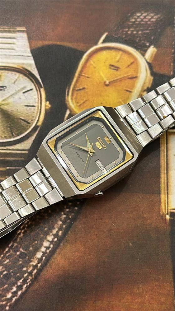 سيكو ٥ تلفاز ستوك قديم | Seiko 5 Vintage r