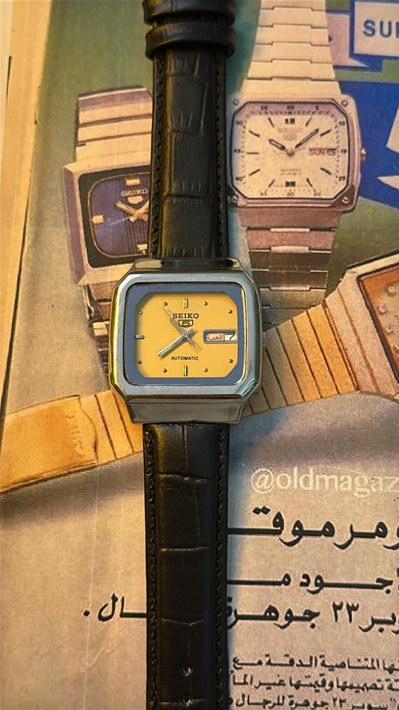 Seiko 5 leather TV