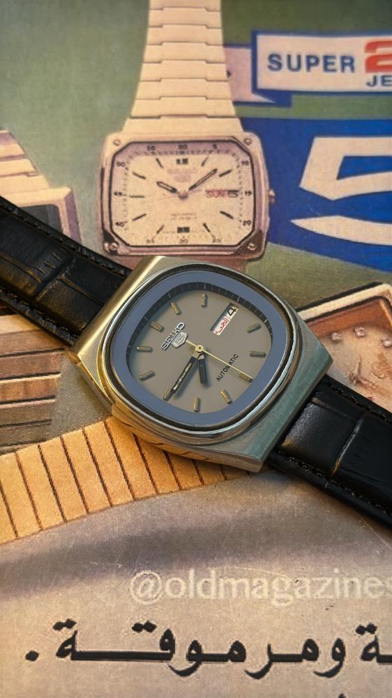 Seiko 5 leather
